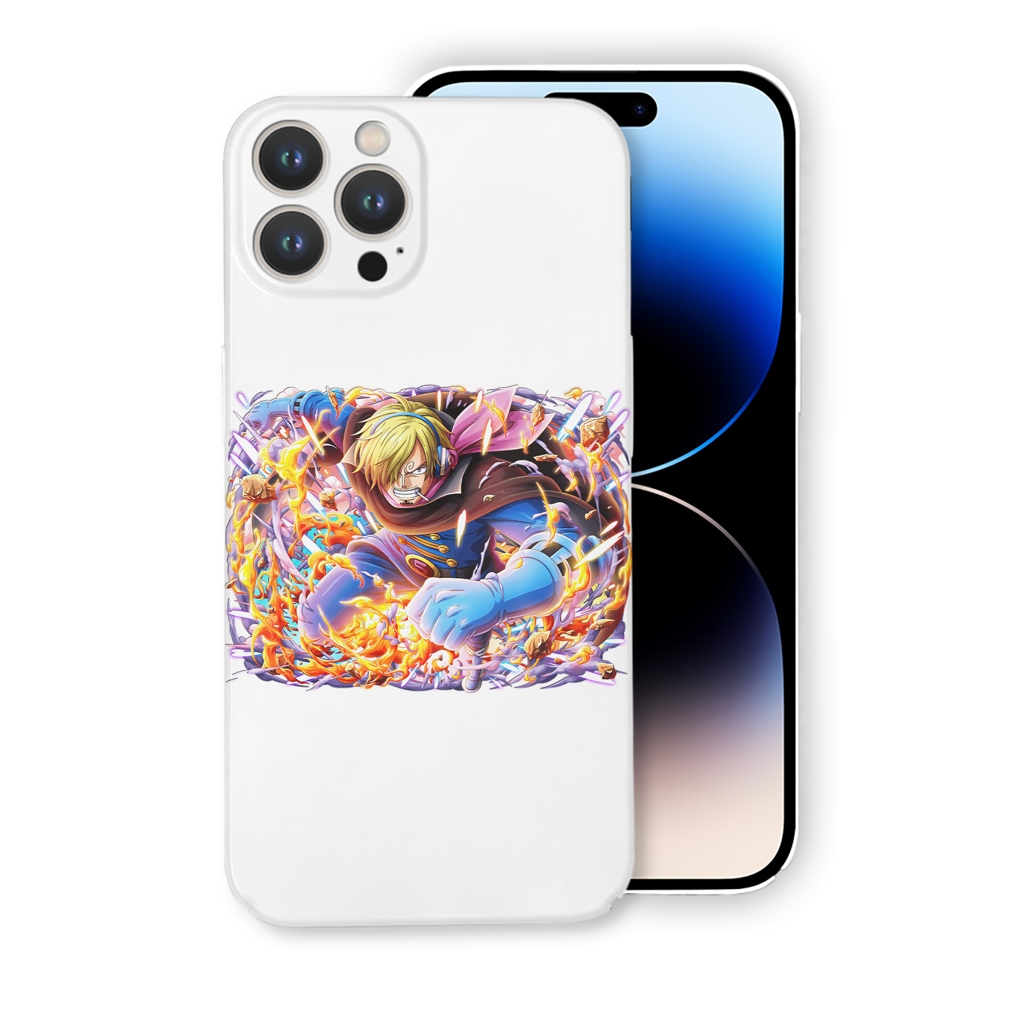 （画像用） ワンピース サンジ ONE PIECE Sanji 【iPhone 14シリーズ対応】ハードケース